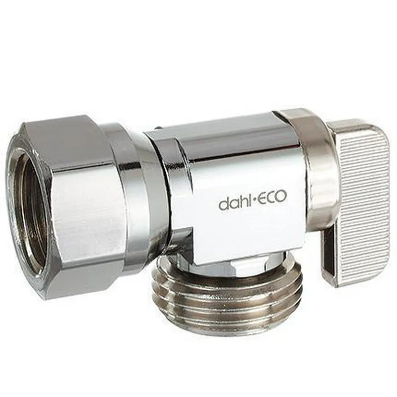 Dahl Valve 611-53-04-BAG Mini-Ball 1/2 in. FIPS x MGHT Lever Angle Supply Stop Valve