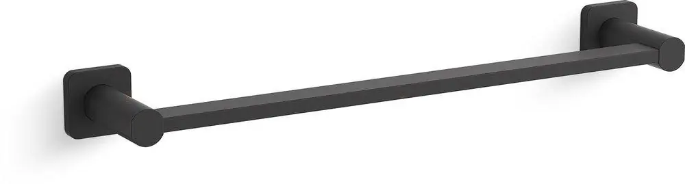 Kohler 23524-BL Parallel 18 in. Towel Bar in Matte Black