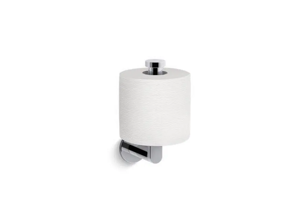 KOHLER 73148-CP Composed Wall Mount Toilet Tissue Holder in Polished Chrome