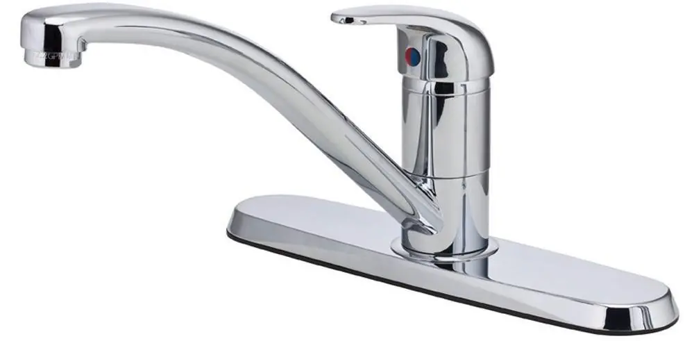 Pfister G134-5000 Pfirst Series Single Handle Kitchen Faucet in Polished Chrome