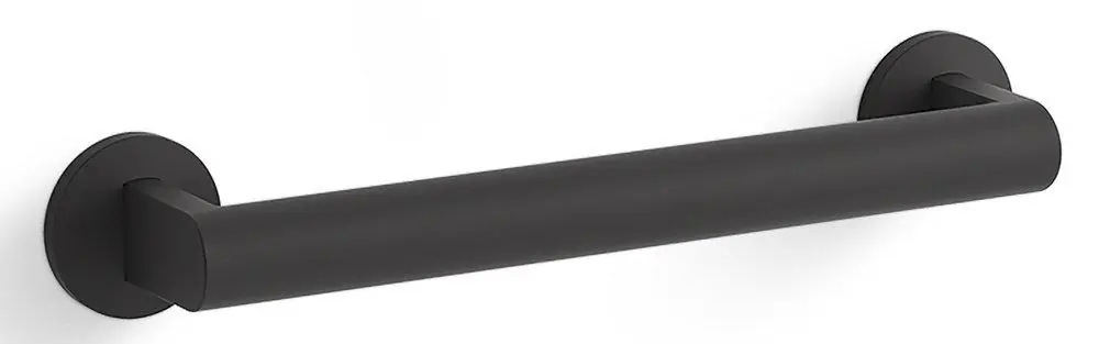 Kohler 25159-BL Components 12 in. Grab Bar in Matte Black
