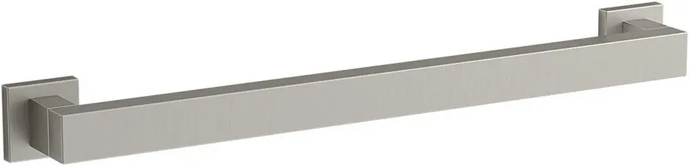 Kohler 23294-BN Square 18 in. Grab Bar in Vibrant Brushed Nickel