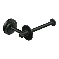 Moen DN0709BL Iso Single Post Toilet Paper Holder Matte Black