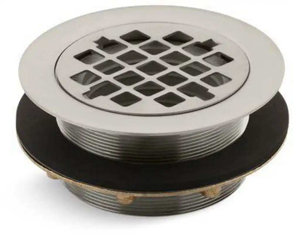 Kohler 9132-BN Devonshire 2 in. Inside Caulk Bronze/Brass Vibrant Brushed Nickel Shower Drain