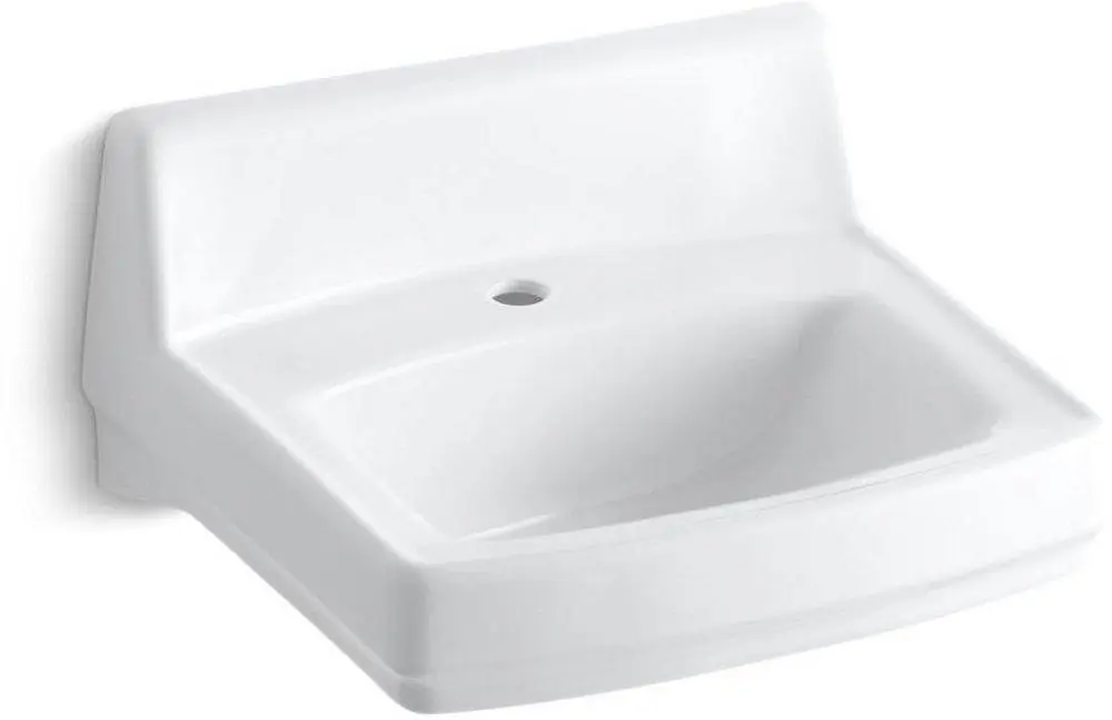 Kohler 2031-0 Greenwich 20-3/4 x 18-1/4 in. Rectangular Wall Mount Bathroom Sink