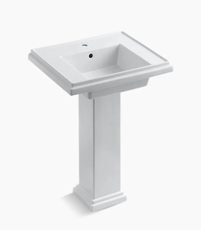 Kohler 2844-1-0 Tresham 24 x 19 in. Rectangular Pedestal Sink and Base