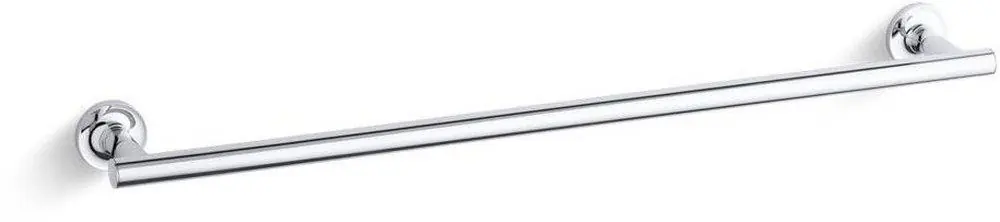 KOHLER 14436-CP Purist 24 in. Towel Bar in Polished Chrome