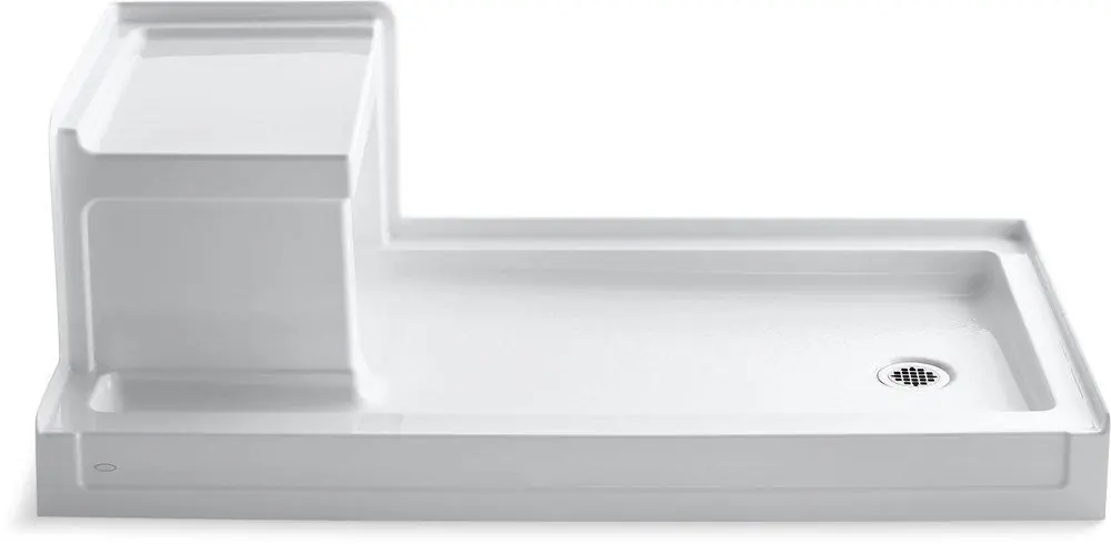 Kohler 1976-0 Tresham 60 in. x 32 in. Shower Base with Right Drain