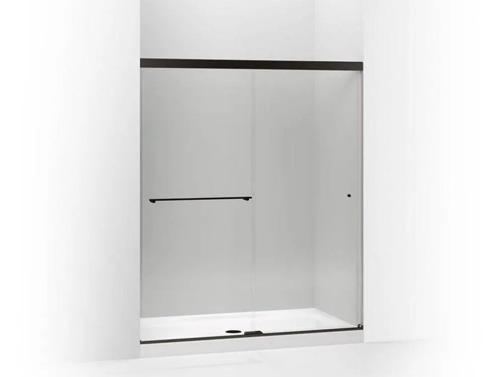 KOHLER 707200-L-ABZ Revel 59-5/8 in. Sliding Shower Door with Crystal Clear Glass