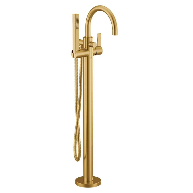 Moen 615BG Cia Single Handle Knob/Lever Floor Mount Filler in Brushed Gold