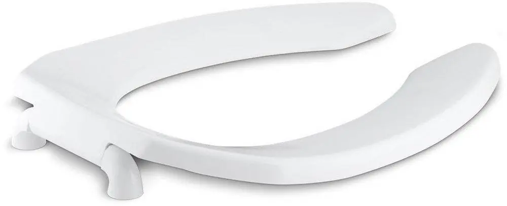 Kohler 4670-C-0 Lustra Elongated Open Front Toilet Seat in White