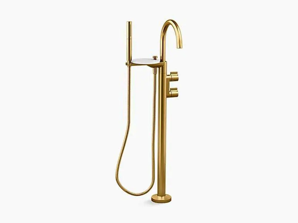 KOHLER T77984-4-2MB Components® Single Handle Floor Mount Filler