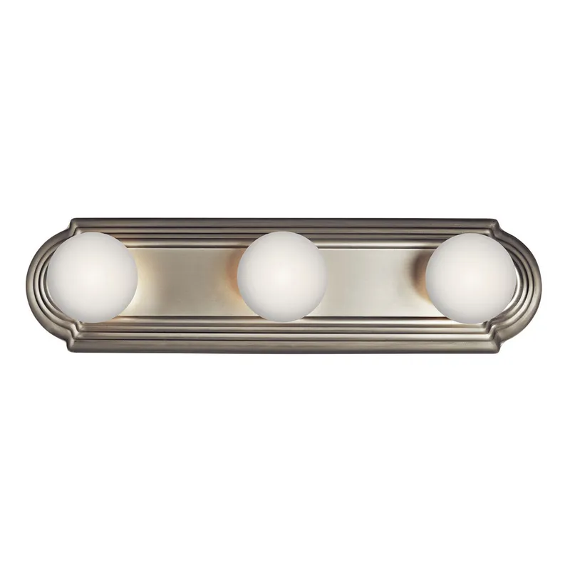 Kichler 5003NI Bathroom Vanity Light 18 Inch 3 Light Bath Strip