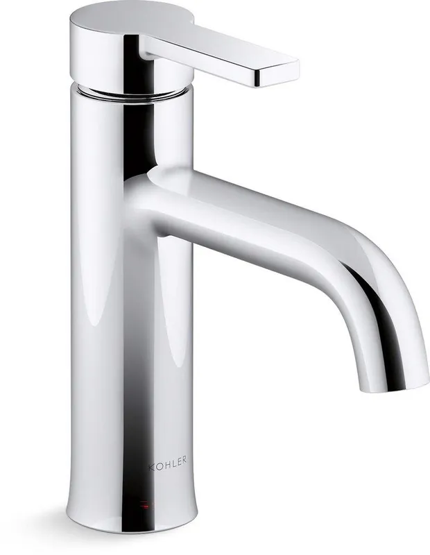 Kohler 28126-4K-CP Venza Single Handle Monoblock Bathroom Sink Faucet in Polished Chrome