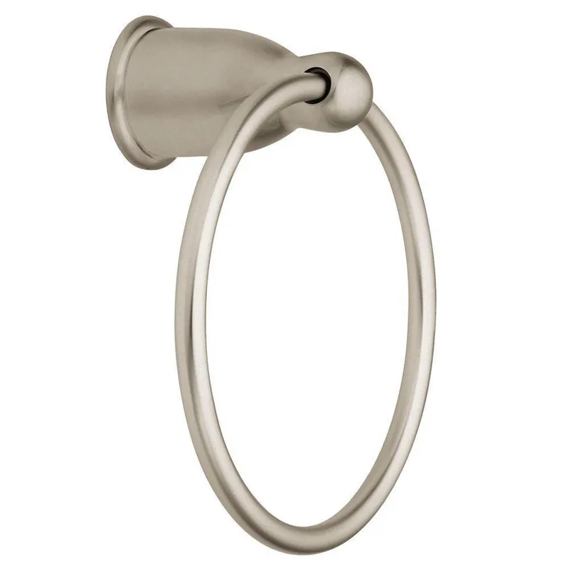 Moen YB8086SN Mason Round Closed Towel Ring in Satin Nickel