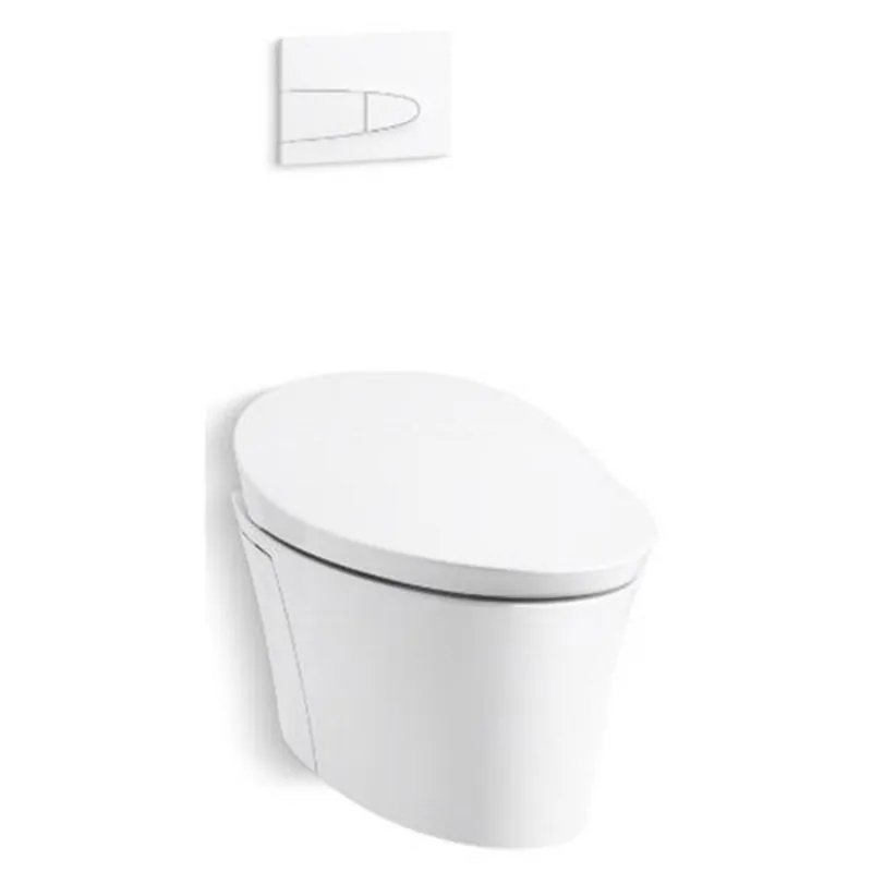 KOHLER 76395-0 Veil 0.8 gpf/1.6 gpf Elongated Dual Flush One Piece Toilet