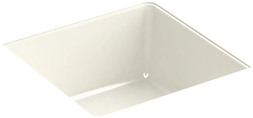 KOHLER 8188-96 Verticyl 13-1/16 x 13-1/4 in. Square Undermount Bathroom Sink in Biscuit