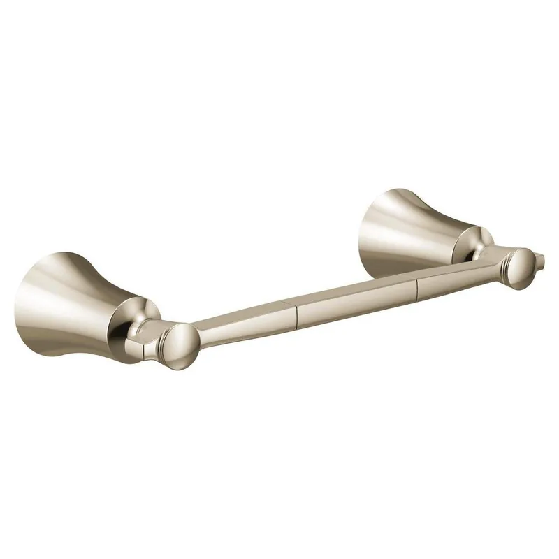 Moen YB0386NL Flara 9 in. Towel Bar in Polished Nickel