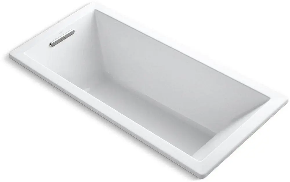 Kohler 1821-0 Underscore 66 x 32 in. Soaker Drop-In Bathtub with End Drain