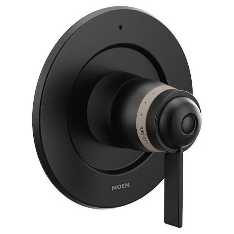 Moen T4621BL Cia Single Handle Thermostatic Valve Trim in Matte Black