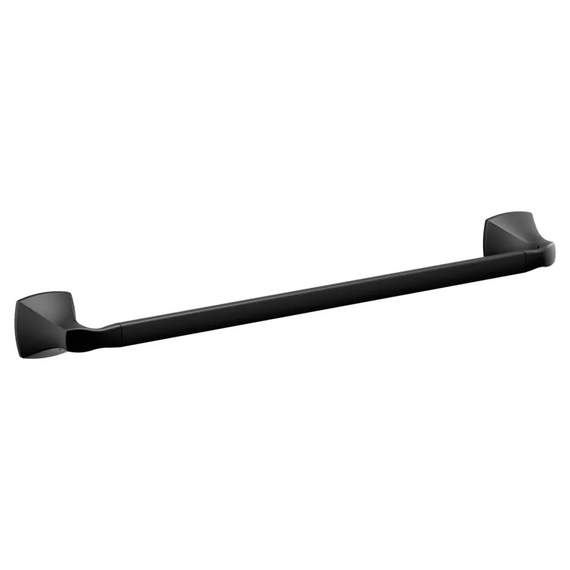 Moen YB5118BL Voss Matte Black 18 Towel Bar