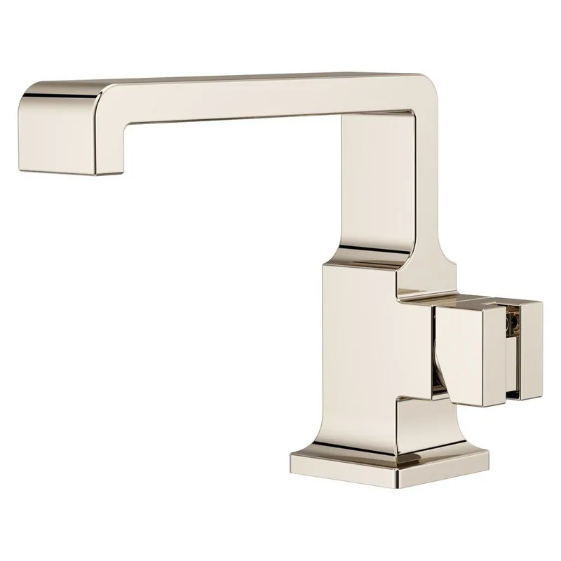 Pfister LG42-VRVD Verve Single Handle Monoblock Bathroom Sink Faucet in Polished Nickel
