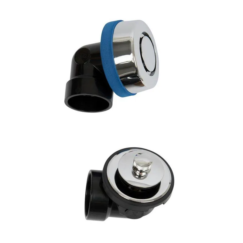 Dearborn A9960CP True Blue Plastic Lift & Turn Drain in Chrome