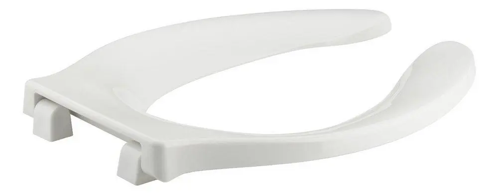 Kohler 4731-CA-0 Stronghold Elongated Open Front Toilet Seat in White