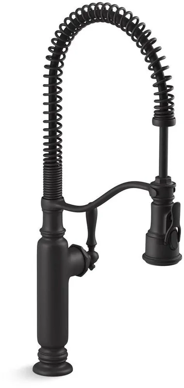 Kohler 77515-BL Tournant Single Handle Kitchen Faucet in Matte Black