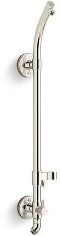 KOHLER 45906-SN HydroRail®-S 25-3/8 in. Shower Rail in Vibrant Polished Nickel
