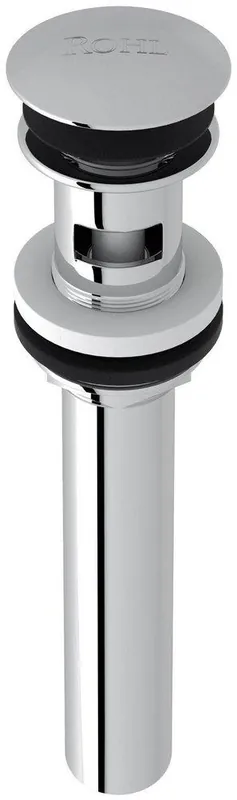 Rohl 5447APC Touch Seal Dome Drain Assembly Slotted With Overflow Holes