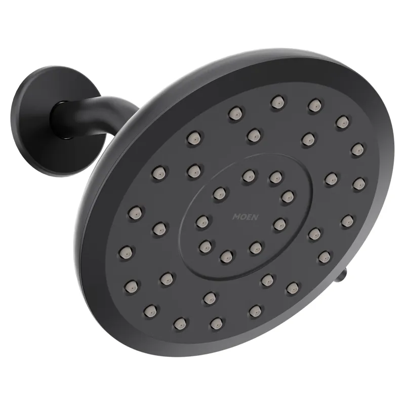 Moen 220R7BL Verso Matte Black Infinite 7 Diameter Spray Head Rainshower