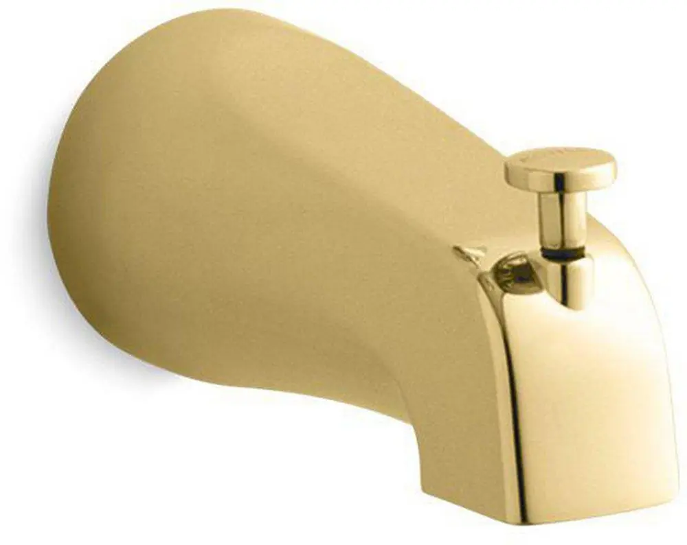 Kohler 15136-S-PB Coralais Diverter Tub Spout in Vibrant Polished Brass