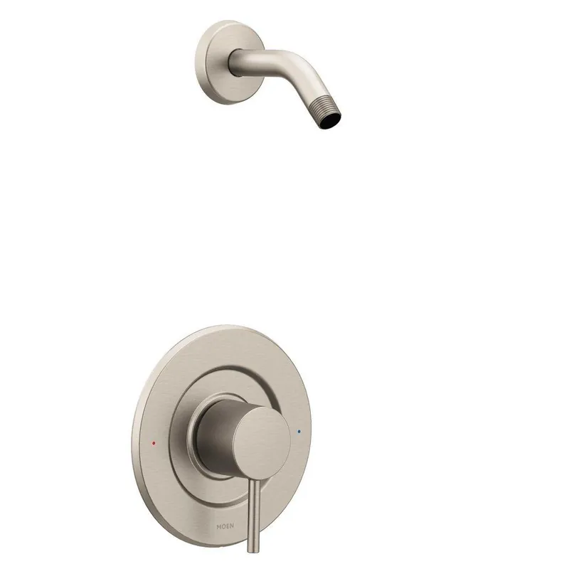 Moen T2192NHBN Align One Handle Single Function Shower Faucet in Brushed Nickel (Trim Only)