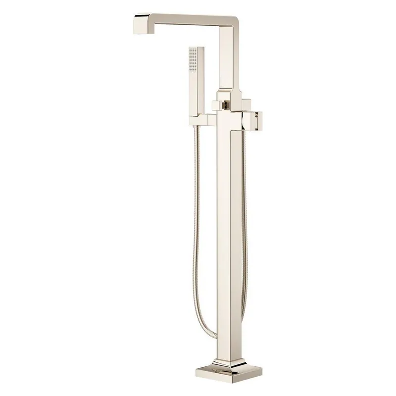 Pfister LG6-1VRVD Verve Less Handles Floor Mount Filler in Polished Nickel (Trim Only)