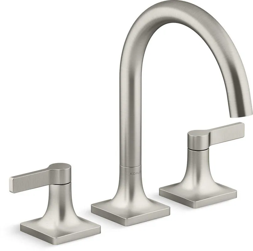 Kohler T28131-4-BN Venza Two Handle Roman Tub Faucet in Vibrant Brushed Nickel (Trim Only)