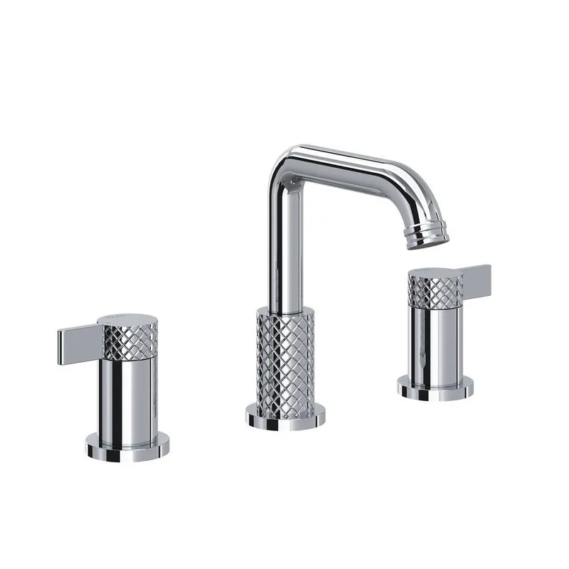 Rohl TE09D3LMAPC Tenerife Two Handle Widespread Bathroom Sink Faucet in Polished Chrome