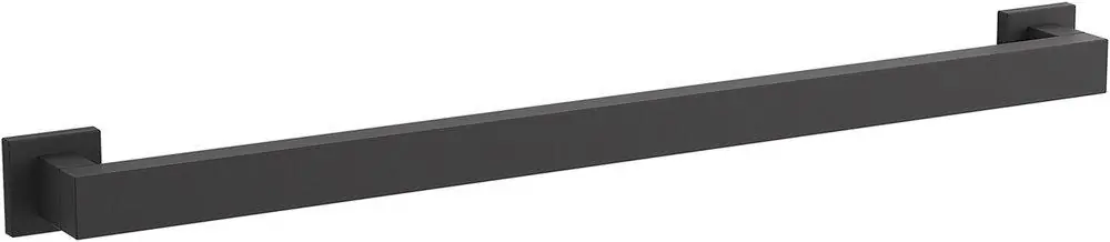 Kohler 23295-BL Square 24 in. Grab Bar in Matte Black