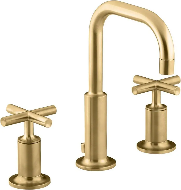 Kohler 14406-3-2MB Purist Two Handle Widespread Bathroom Sink Faucet