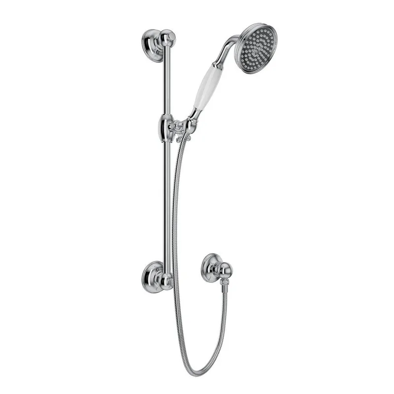 Rohl 1300EAPC Handshower Set With 22 Slide Bar in Polished Chrome