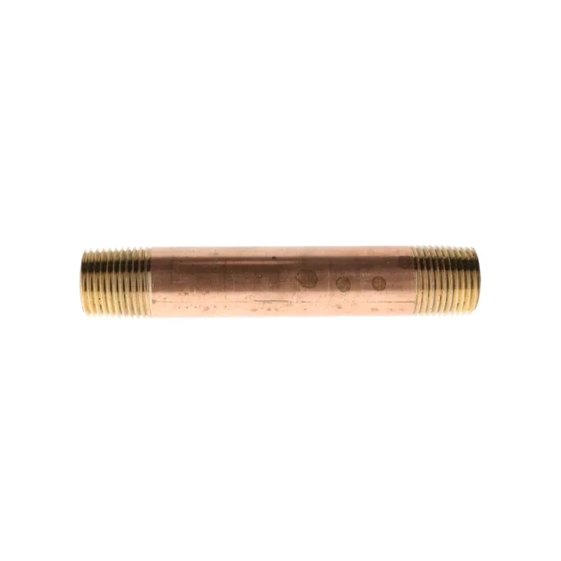 Legend Valve 311-048 3/8 x 5 Red Brass Pipe Nipple