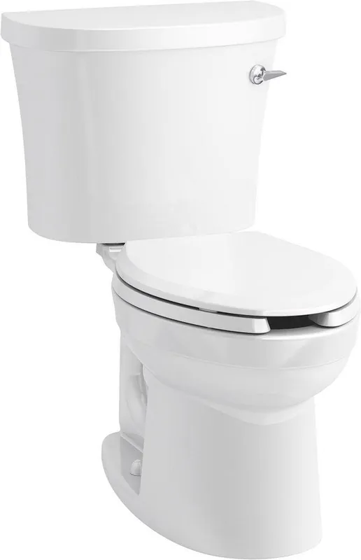 Kohler 25087-RA-0 1.28 GPF Two Piece Elongated Bowl Toilet
