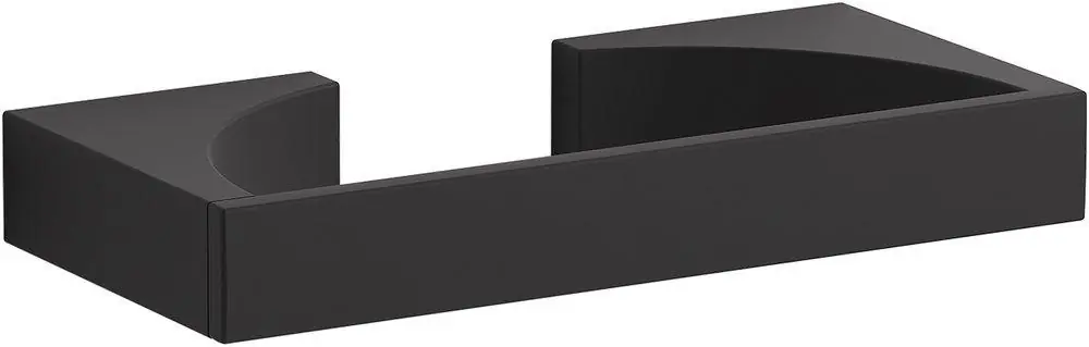 KOHLER 26571-BL Minimal Wall Toilet Tissue Holder in Matte Black