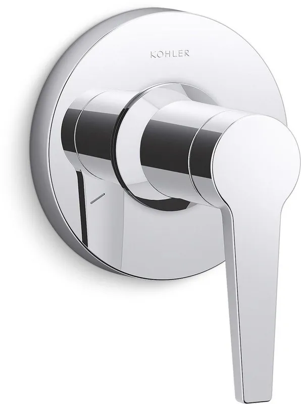 KOHLER T97091-4-CP Pitch Single Handle Diverter Valve Trim in Polished Chrome