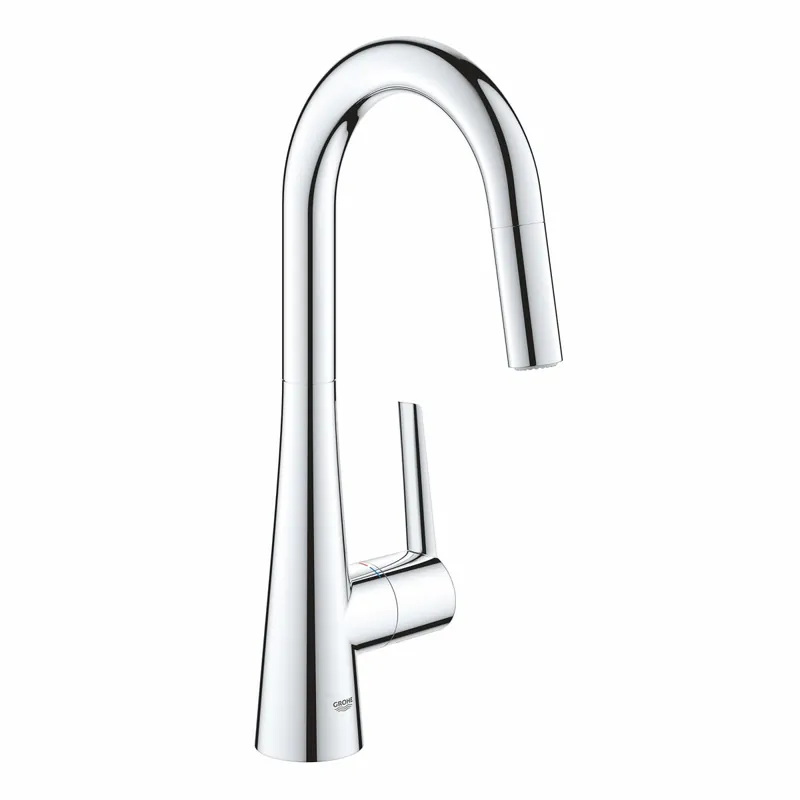 Grohe 32283003 Single-Handle Pull Down Dual Spray Prep Faucet 1.75 GPM