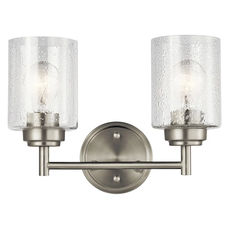 Kichler 45885NI The Winslow 12.75in 2 Light Vanity Light