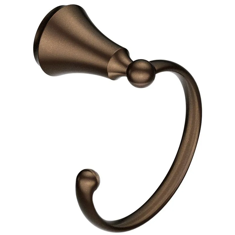 Moen YB5286ORB Wynford Round Open Towel Ring in Oil Rubbed Bronze