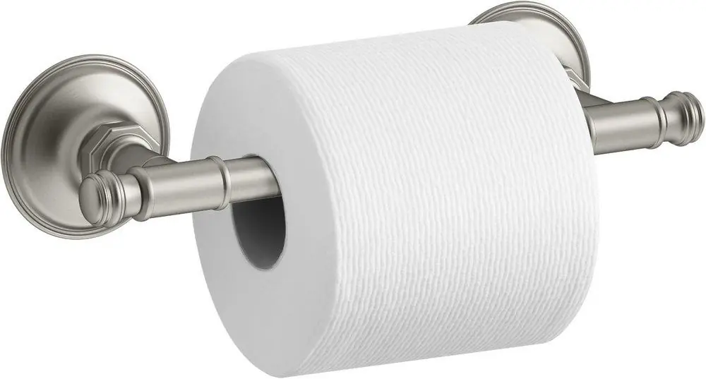 Kohler 26502-BN Eclectic Wall Toilet Tissue Holder in Vibrant Brushed Nickel