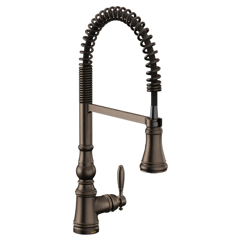 Moen S73104ORB Weymouth Single Handle Pull Down Kitchen Faucet In Oil Rubbed Bronze