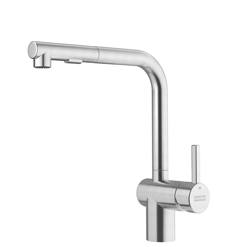Franke ATL-PO-304 Atlas Neo 11.75-Inch Single Handle Pull-Out Faucet in Stainless Steel